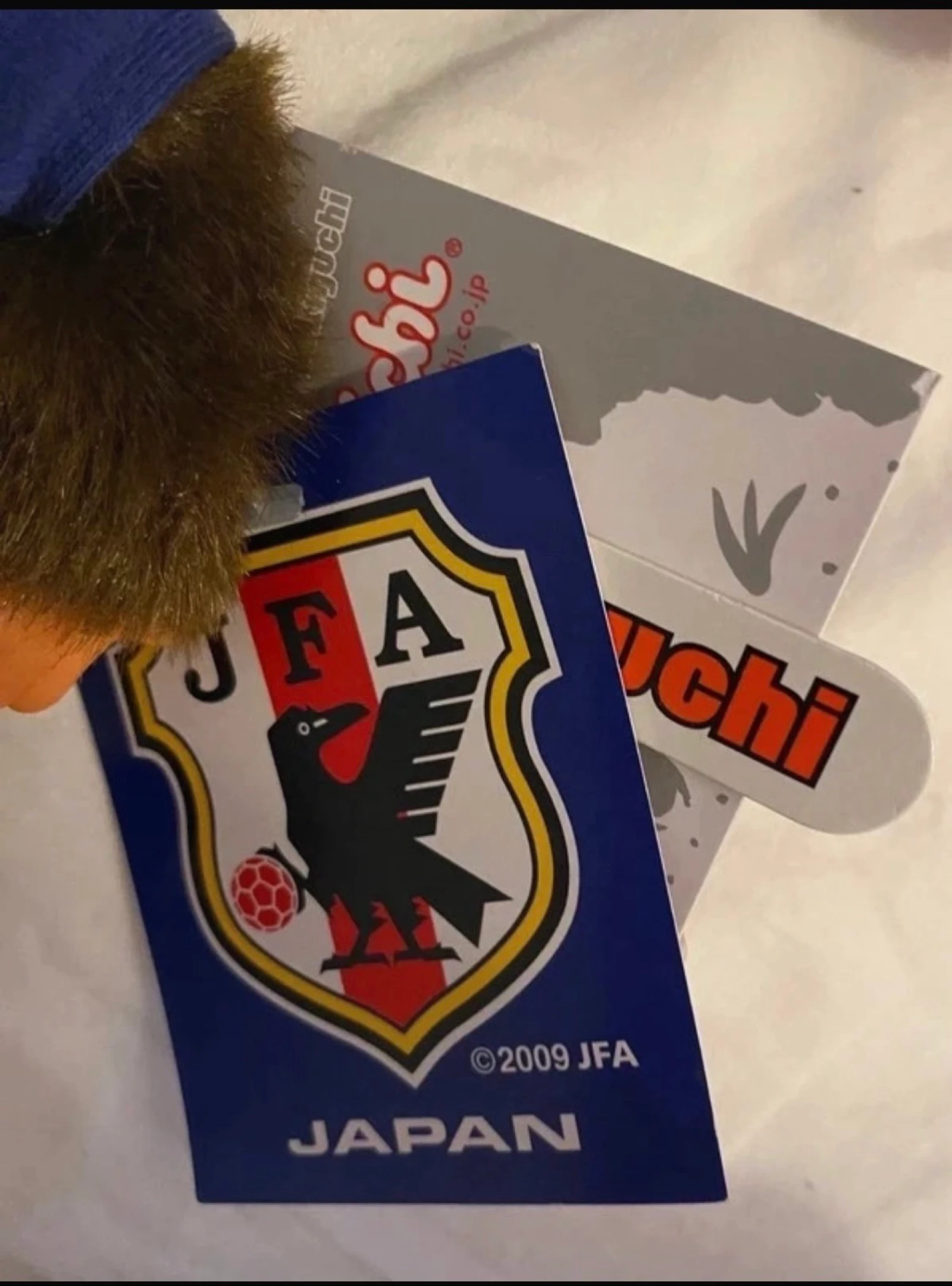 ⚽ Monchhichi - Samouraí Azul Japão 2010 – Pelúcia Oficial JFA - Sekiguchi - Nova - Rara – photo 3